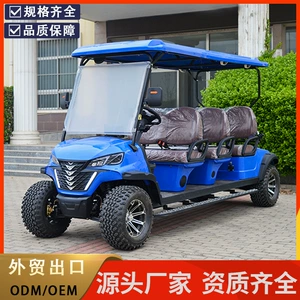 Golf Cart Electric Sightseeing Car Patrol Car Scenic Spot Factory Stadium Sales Department Reception Car 6 Seats