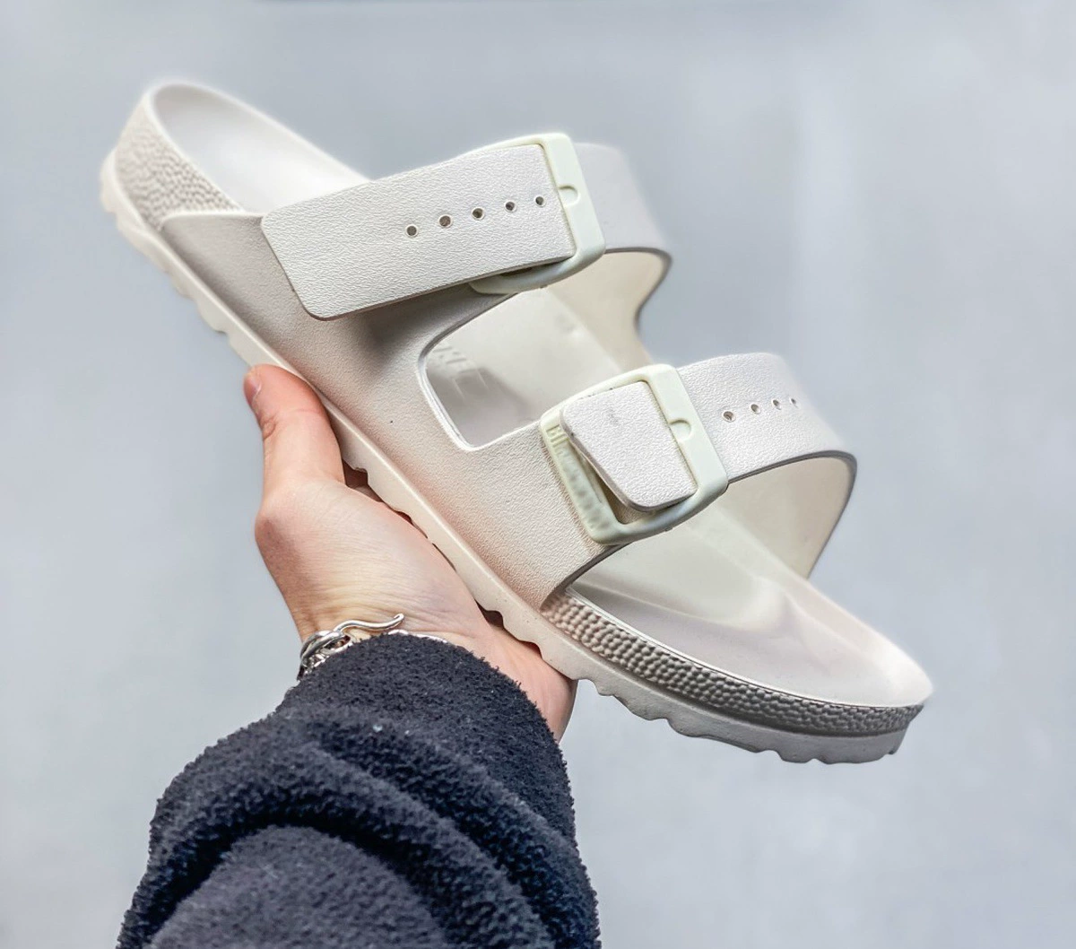 Сандалии Birkenstock из замши для ленивых мужчин BK домашние летние односторонние регулируемые пляжные открытые плоские сандалии для женщин