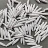 Acrylic white plastic beads, accessory, 28mm