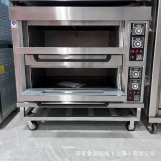烘焙店商用电/气烤箱 两层四盘披萨炉 分区控温独立发热220V/380V