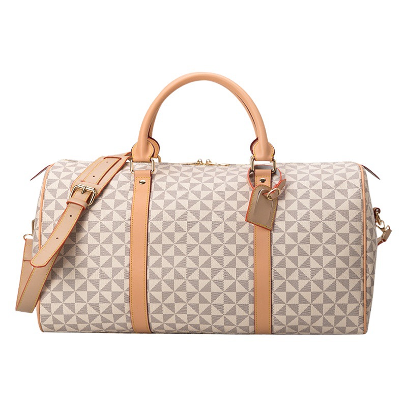 European and American High-end Fashion Travel Bag Men's Large Capacity Travel Duffel Bag Printed All-match Fitness Bag Fashionable Brand Women's Bag