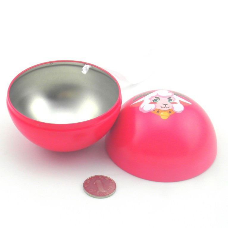 球形罐 精美球形糖果铁罐 圣诞糖果罐 马口铁食品铁罐