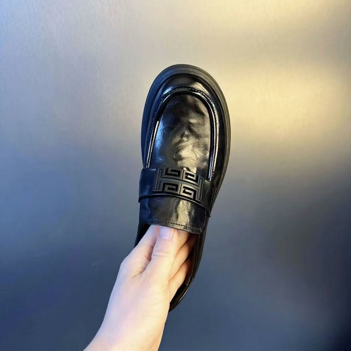 Guangzhou Quality Beanie Shoes Men's Leather Shoes Genuine Leather Business Formal Shoes 2025 Spring New Formal Casual Men's Shoes