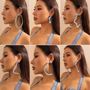 �W��С���OӋ�Ў׺ΈA�h��Ȧ ��ʽţ�Џ͹Ŵ���h�羳earrings