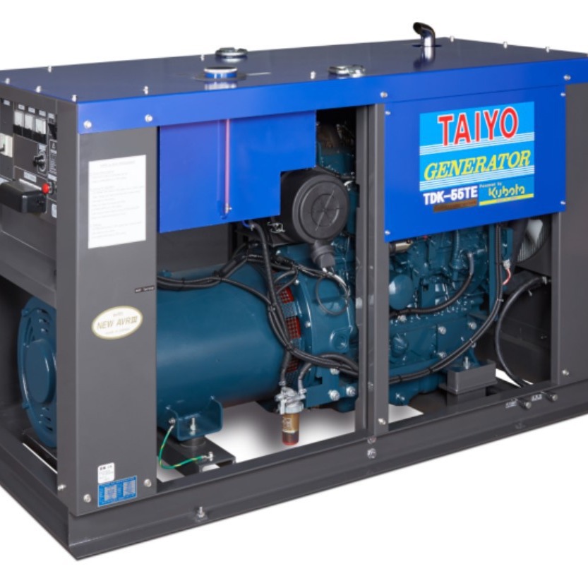 大洋品牌TDK55TE三相电启动可移动户外柴油发电机组