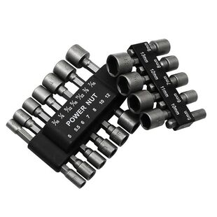 Sleeve socket wrench hand drill head a complete set of a set of two-way wind sleeve 9/14 piece set