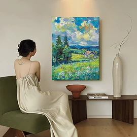 现代装饰画;油画;工艺画