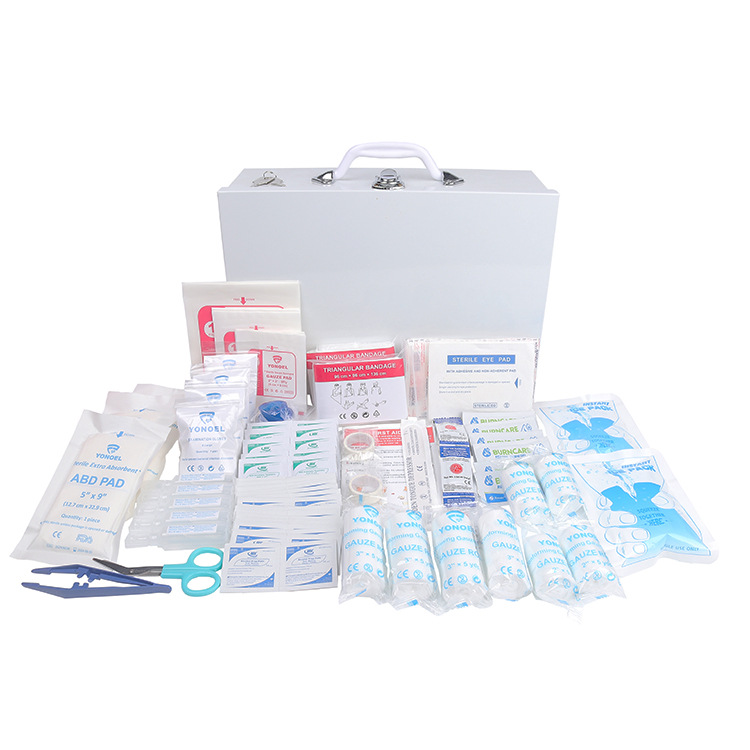 Factory Direct Sales Tin Box First Aid Kit Factory Outdoor First Aid Kit Portable First Aid Kit Medical Accessories Tin Box