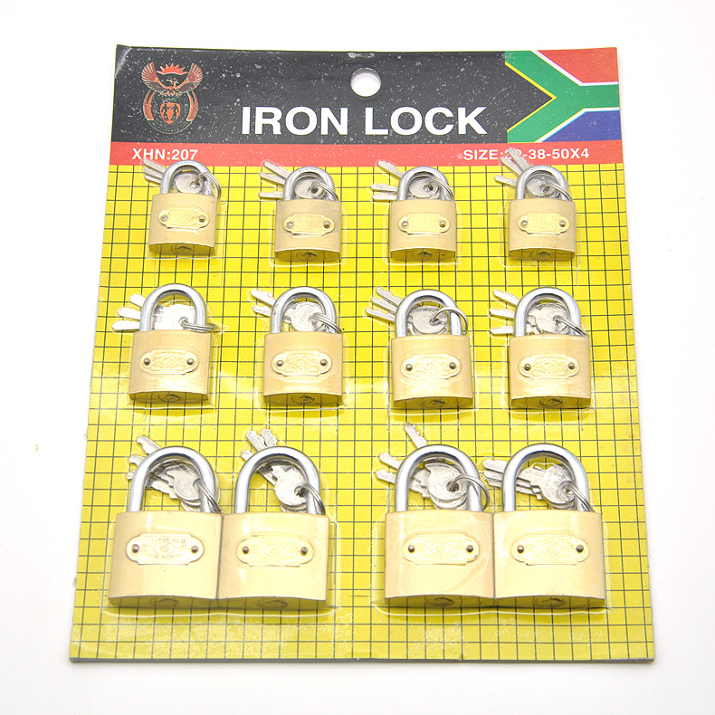 Juego de candados de imitación de cobre auténticos, cerradura universal, combinación de cerradura concéntrica de 50 mm, cerradura de puerta vintage, cabezal de cerradura de apertura simple, juego de 12 piezas.