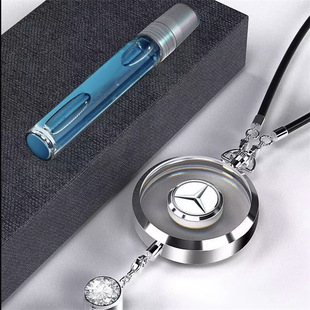 Cross-border manufacturers car aromatherapy pendant car perfume fragrance interior rearview mirror decoration pendant fragrance alloy pendant