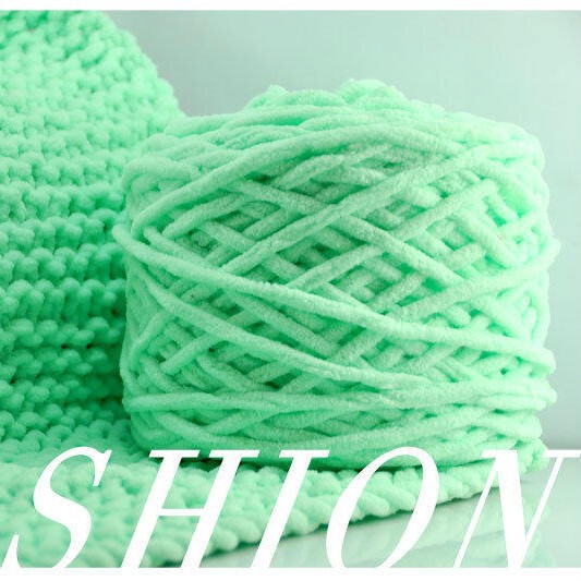 4mm Small Ice Strips 0.15kg Thick Woolen Hook Shoes Handmade Slippers DIY Doll Scarf Knitting Warm Cross-Border Yarn Factory