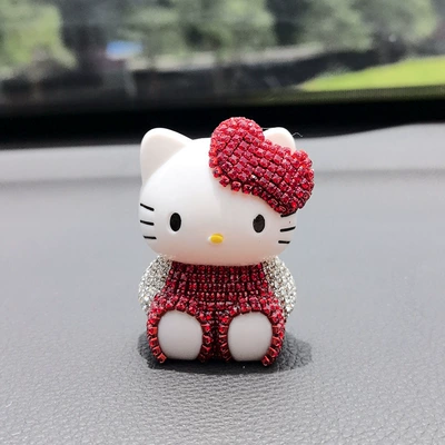 Car ornaments | New Car Deodorizing Air Conditioning - red-clothes-kitten-ornaments