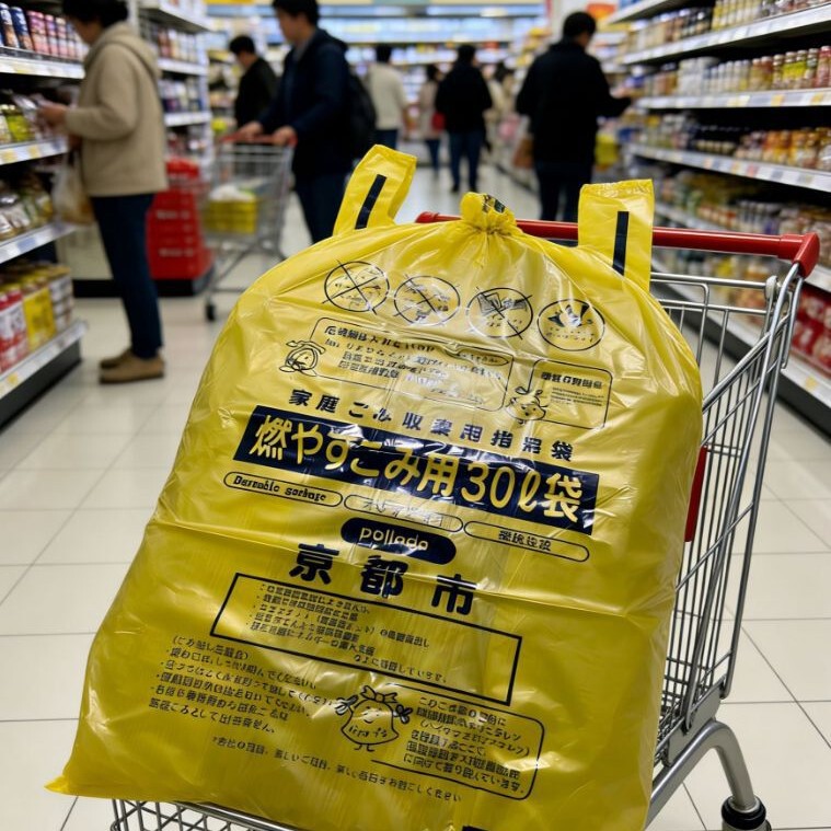 Pollada Portable Ultra-Thick Japanese-Style Garbage Bags for Household Use, Specifically for Combustible Waste, Thickened, Durable, and Strong Load-Bearing Pollada Portable Ultra-Thick Japanese-Style Garbage Bags for Household Use, Specifically for Combustible Waste, Thickened, Durable, and Strong Load-Bearing