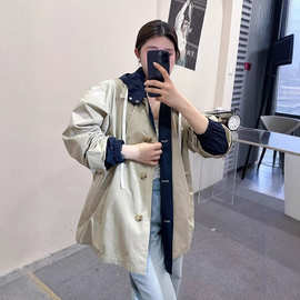 韩系小个子宽松显瘦两面穿休闲外套女秋季2025年新款休闲百搭夹克