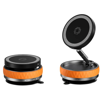 Car Mobile Phone Holder 2026 Car phone holder - k10c-b-wireless-charging-stand-orange