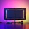 ●✤ High brightness on four sides [24 inches] bare light strip, same screen + colorful + sound pickup + solid color DIY ●✤