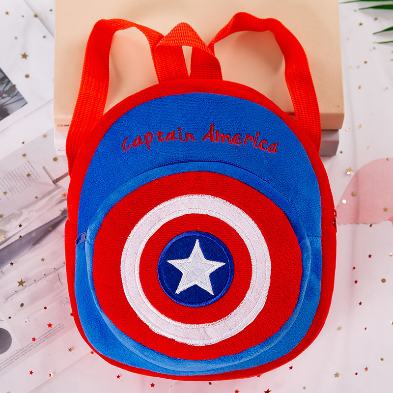 2024 nueva mochila de felpa de moda para niños de dibujos animados lindo jardín de infantes 1-3-4 años para niños y niñas