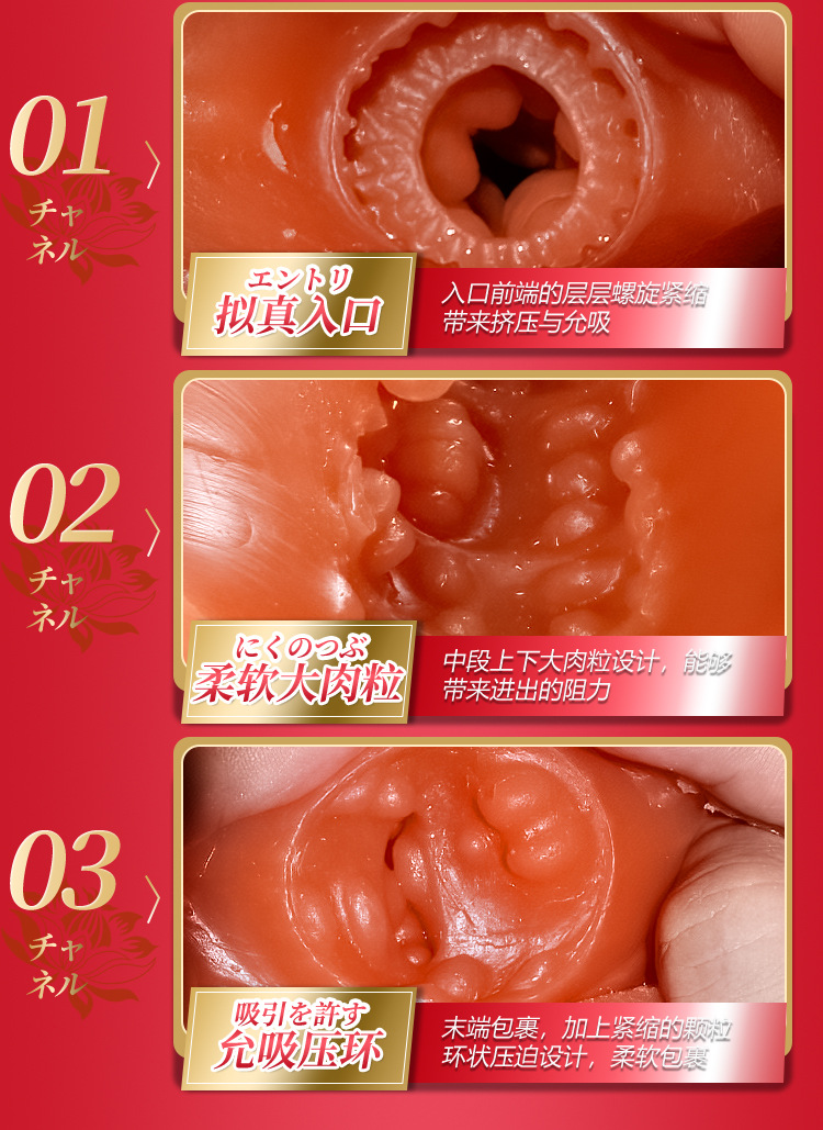 Jiuai Gay Portable Masturbation Cup with Inverted Mold Design, TPE, Manual or Electric — detail image 9