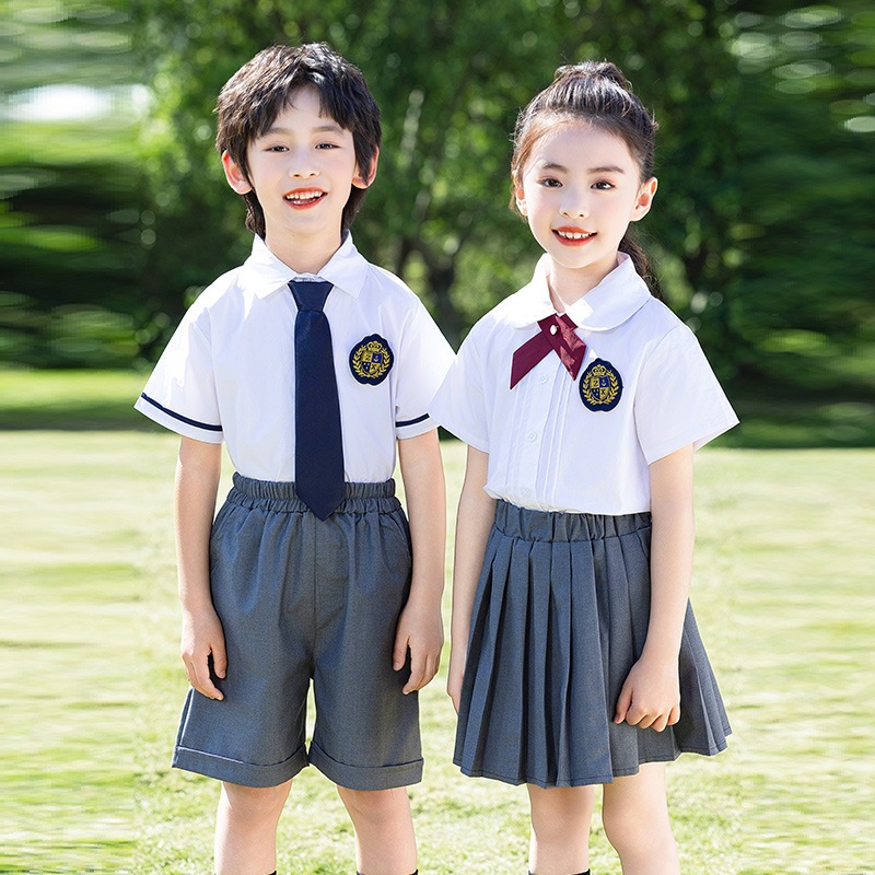 幼儿园园服小学生校服夏季毕业照服装儿童班服套装61合唱演出服