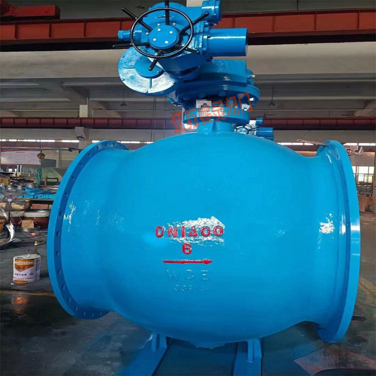 PQ940H-16C电动铸钢双偏心球阀 DN700偏心半球阀 法兰连接