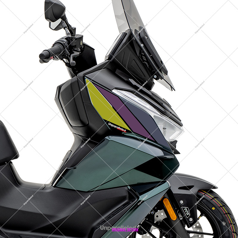 Adecuado para 25 Promise SR250GT Carrocería Impresión Decoración impermeable Pegatina Pegatina Modificación Accesorios