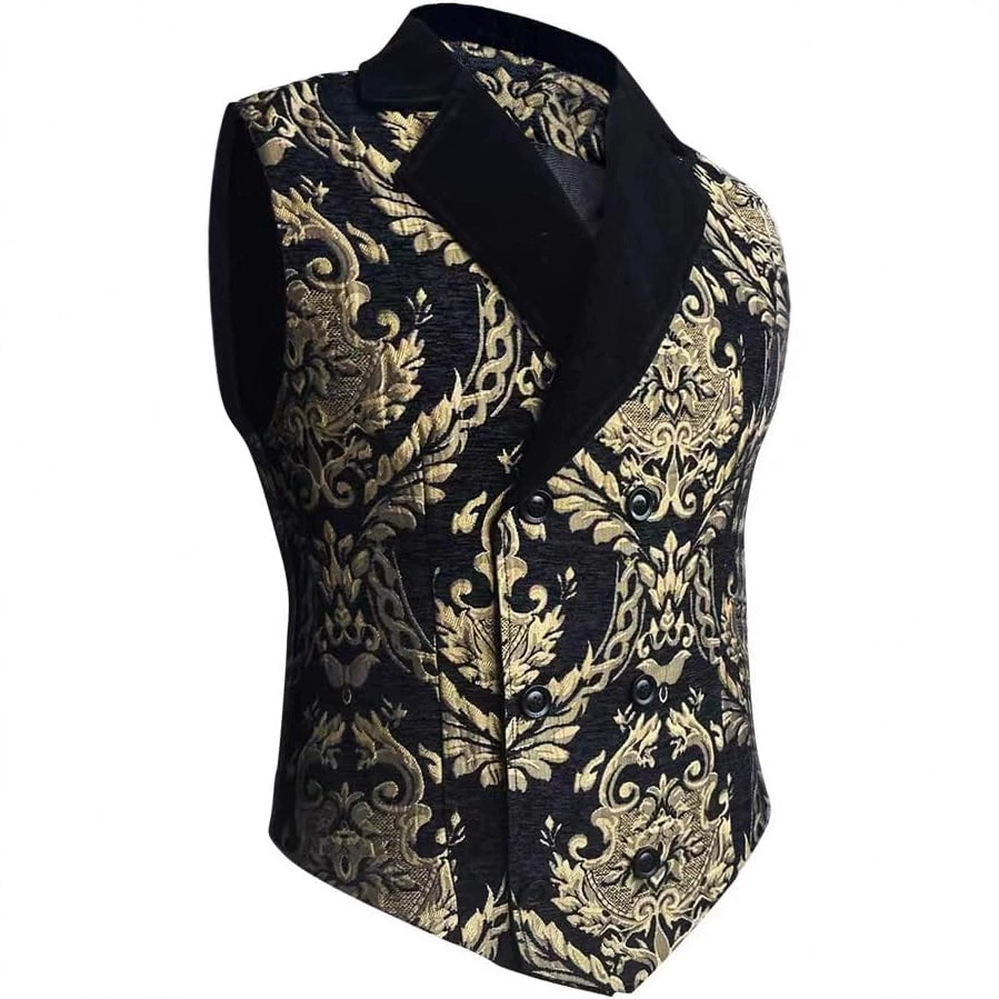 Высококачественный осенне-зимний корейский модный жилет-пиджак для мужчин, однобортный, без рукавов, для трансграничной торговли