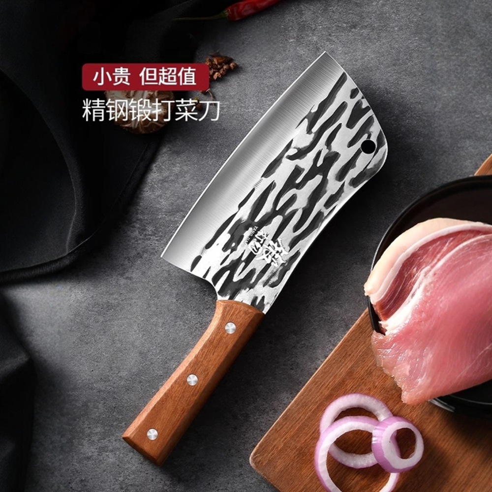Cuchillo de corte de carne de acero inoxidable cuchillo de cocina afilado forjado cuchillo de cocina cuchillo de cocina cuchillo de corte para el hogar