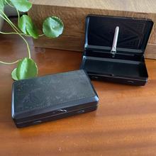 便携带纸夹烟丝盒烟盒保湿随身卷烟盒金属烟草盒保湿盒中厚款盒子