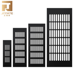 Aluminum alloy breathable hole decorative cover breathable mesh kitchen cabinet door shoe cabinet gas radiator ventilation mouth grid hole cover
