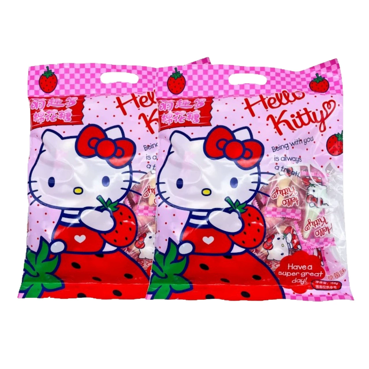 Баилиця Hello Kitty, hello kitty, хлопок клубника, 180G