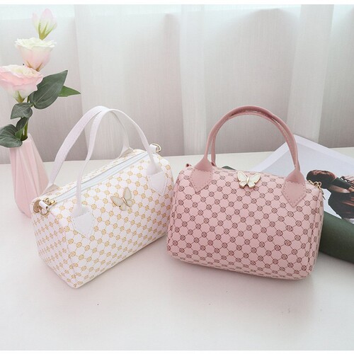Floral Pattern Pillow Bag  Ladies Handbag Fashion Phone Bag Niche Trend Korean Version Makeup Bag for Women