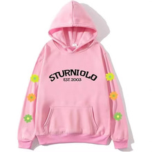 圆领连帽卫衣秋春季薄款宽松大版休闲时尚定上衣订货有吊牌有领标