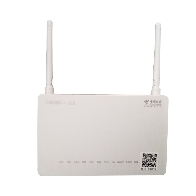 새로운 원래 ZTE ZXHN F650 광섬유 고양이 중국 통신 기가비트 GPON 스카이 윙 게이트웨이 4 포트 단일 주파수