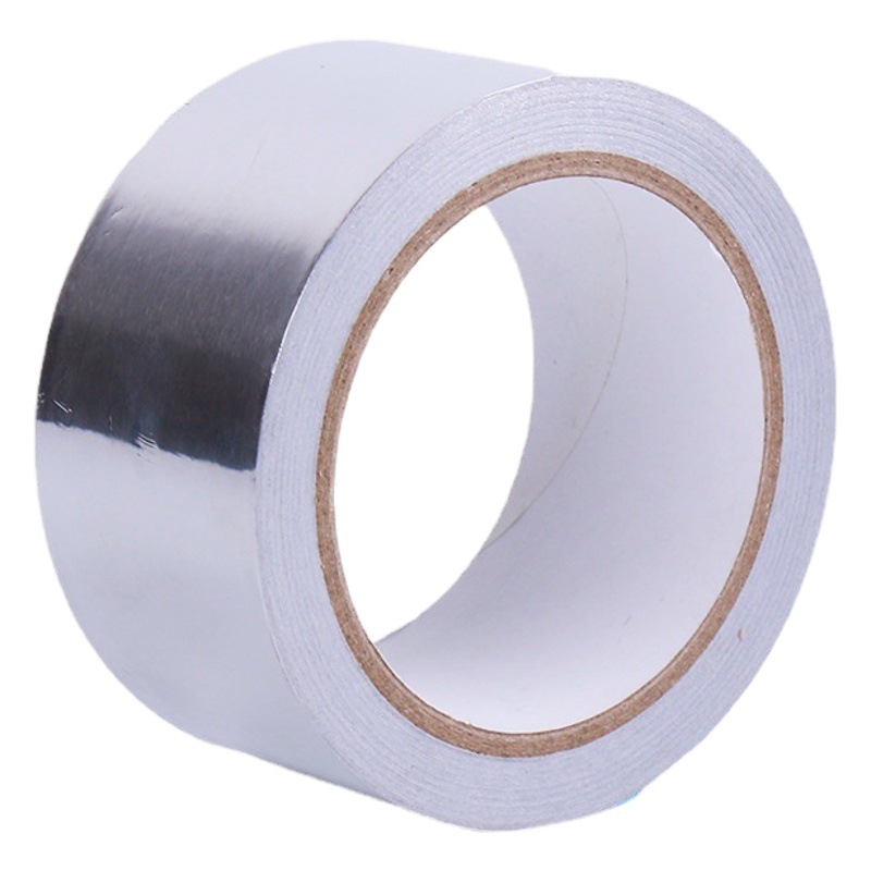 Fabricante impermeable espesado 0,1 MM cinta de papel de aluminio blindaje sellado aislamiento térmico de alta temperatura resistente anti-interferencia autoadhesiva hoja de estaño