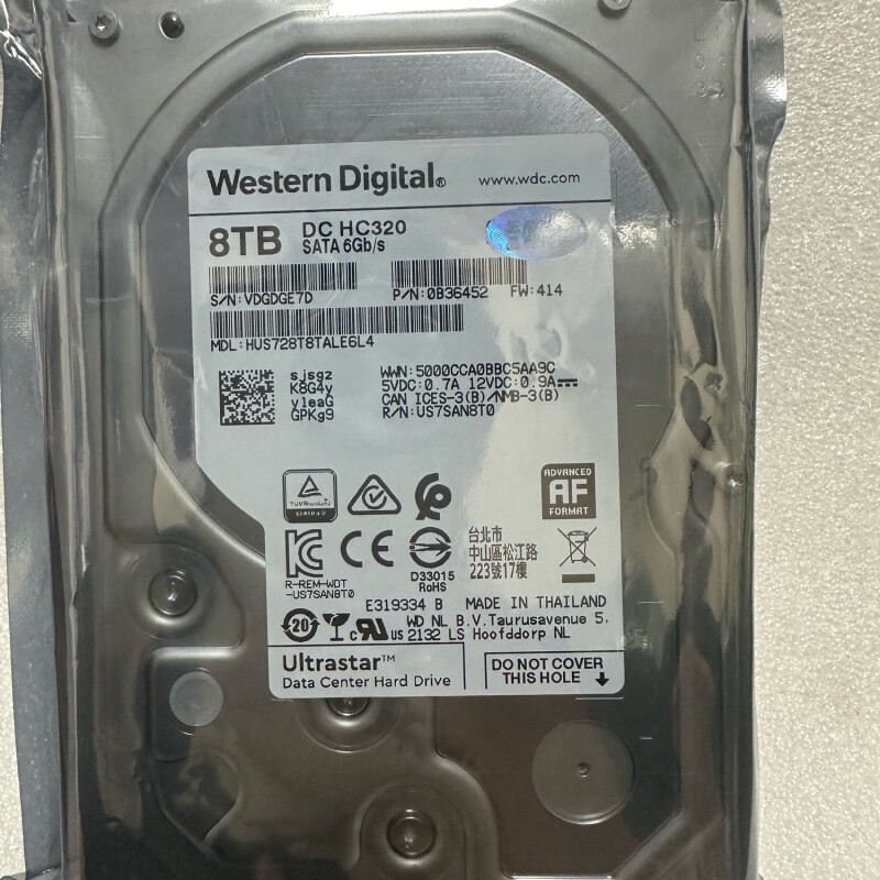 Original new 8T monitoring hard disk 8TB mechanical hard disk HUS728T8TALE6L4 enterprise hard disk