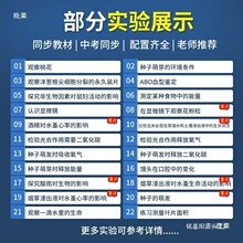 初中生物实验器材套装高中生物实验室器材全套箱装含光学显微镜