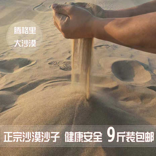 Tengger Desert Fine Sand Fish Tank Landscape Sand Toy Sand Yellow Sand Decoration Planting Loose Sand 2.5kg Free Shipping Factory