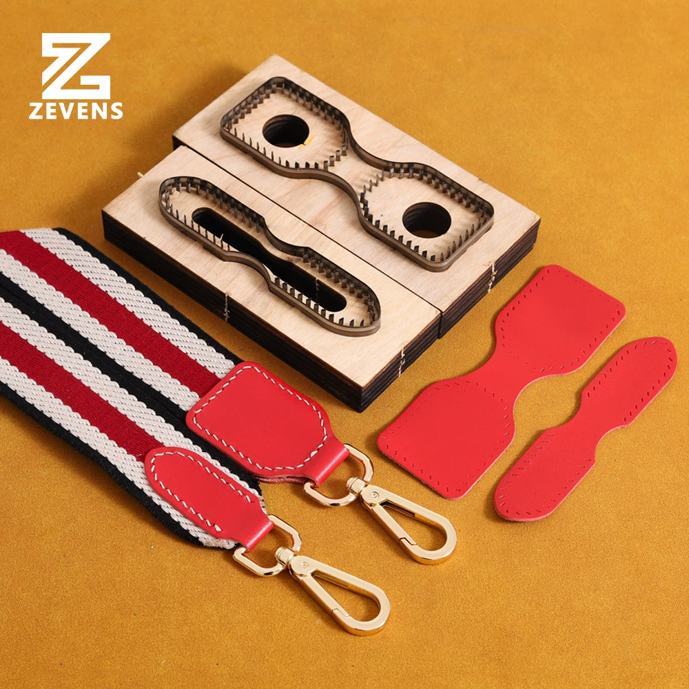 Ремешок голова Нож Форма с рубкой японская сталь деревянная доска кожаный заглушка инструмент шаблон острый удобный кожаный нож форма