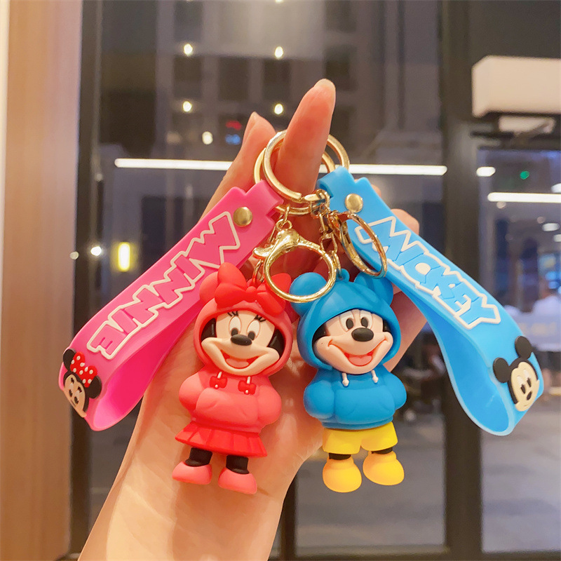 新型のかわいいアニメのガードルの動物のキーチェーンのシリコンの子供の包みの部品の小さい掛け物の贈り物のアクセサリの卸売り|undefined