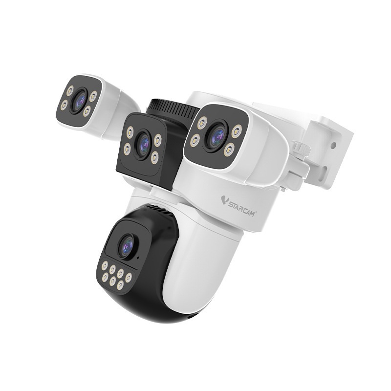 セキュリティ 4 シーン屋外監視カメラ 360 度ナイトビジョンワイヤレスモニター屋外 HD カメラ|undefined