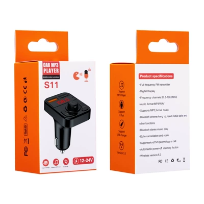 Bluetooth Mp3 Player Mobile Phone Car mp3 - s11-supports-u-disk