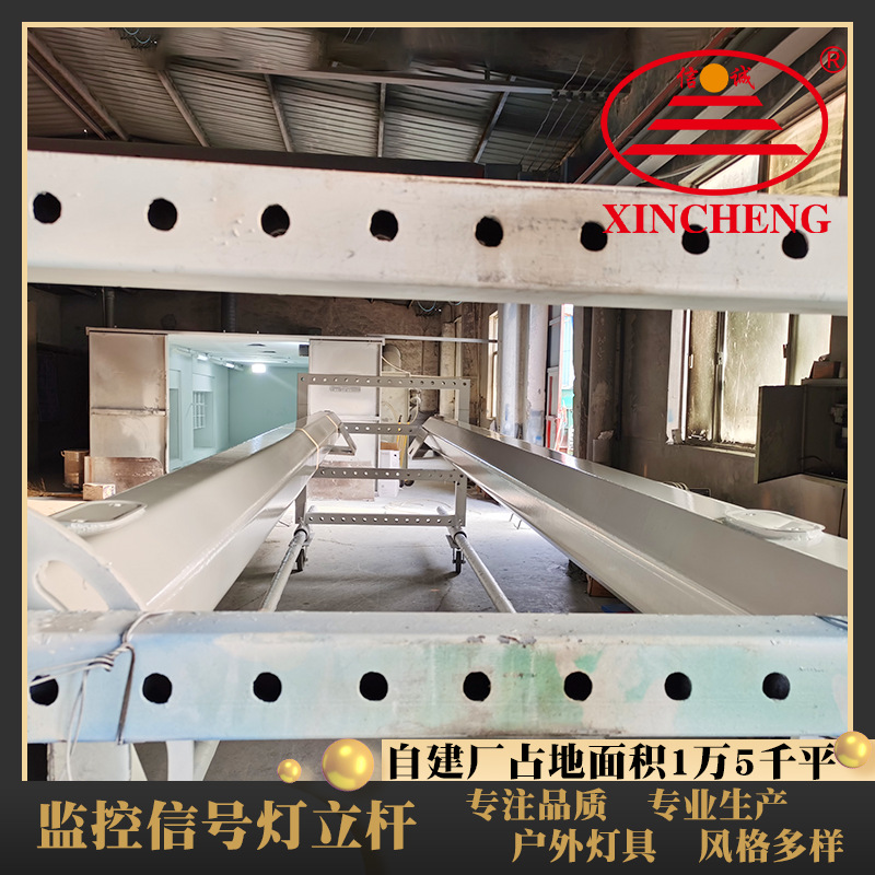 不锈钢3米6米摄像头立杆 道路交通八角监控杆 小区治安不锈钢杆