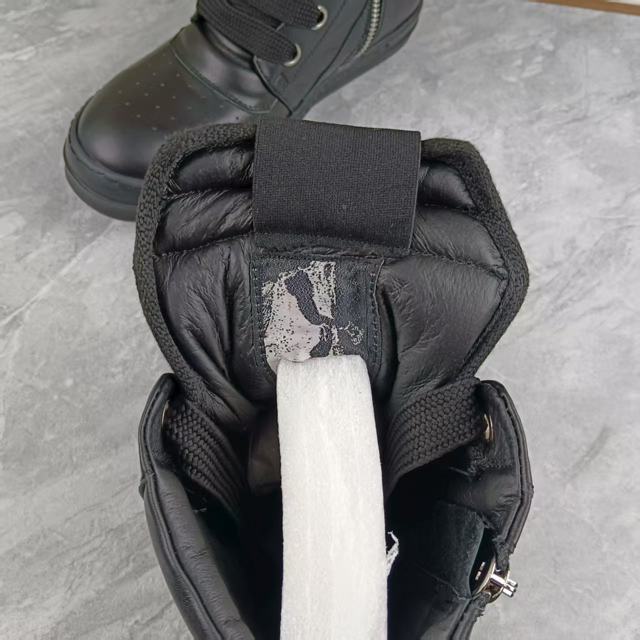 Herren High Top Martin Boots Aus Echtleder Mit Dicker Sohle_voghion.com