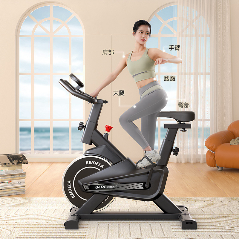 Bicicleta estática Bedra D3, bicicleta de ciclismo aeróbico para interiores, bicicleta de fitness pequeña con control magnético.
