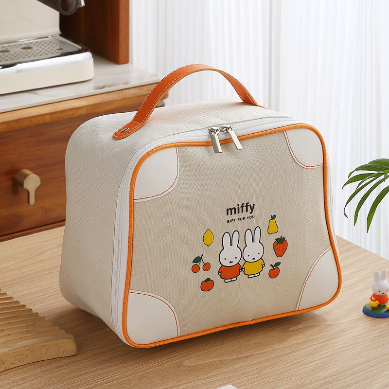 Miffy dibujos animados microondas caja de almuerzo Oficina adulto almuerzo caja estudiante trabajador de oficina caja de almuerzo