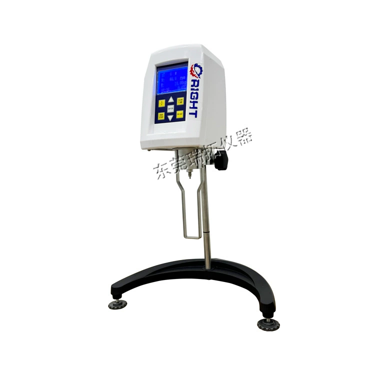 Высокотемпературный цифровой вращающийся вискозиметр краски чернила клей асфальт детектор вязкости стандартно оснащен набором роторов