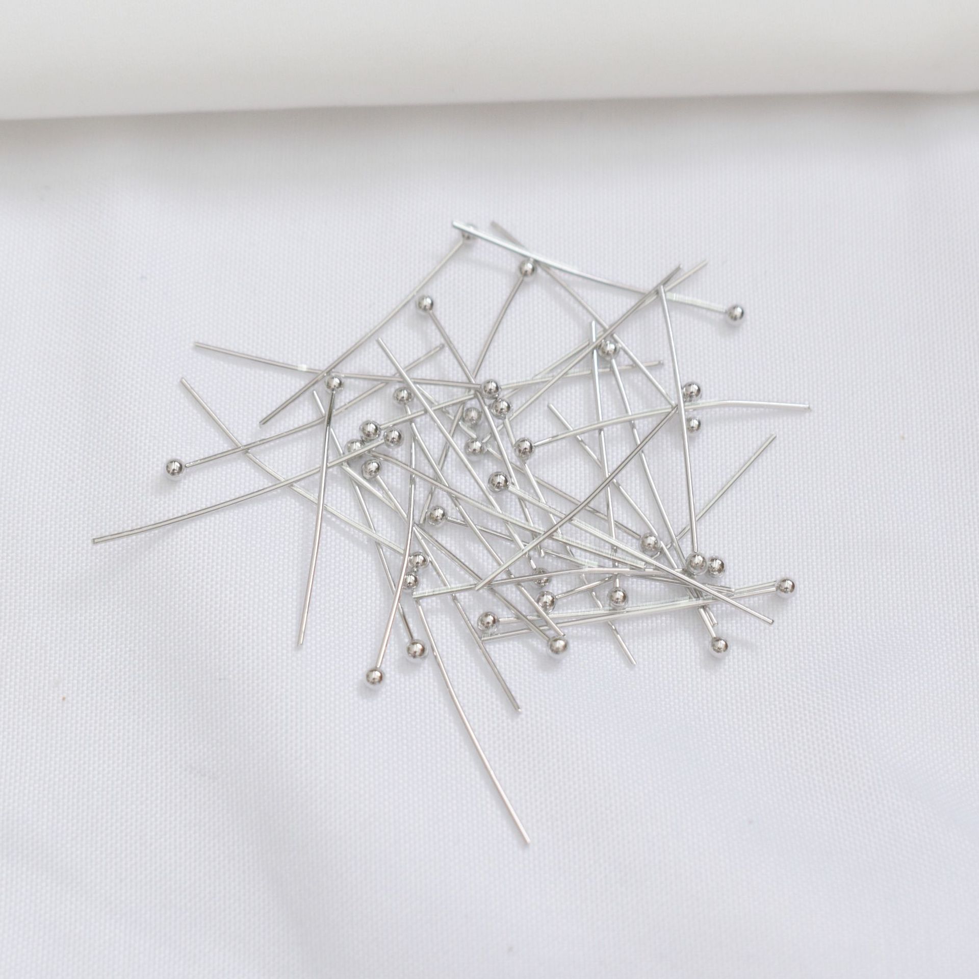 14K envuelto en oro color-preservación cabeza redonda bola aguja 0,6mm de espesor bricolaje hecho a mano con cuentas aguja joyería aguja accesorios material al por mayor