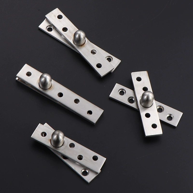 Thickened heavy-duty stainless steel 360-degree latch, top and bottom door hinges invisible door hinge pivot hidden hinge