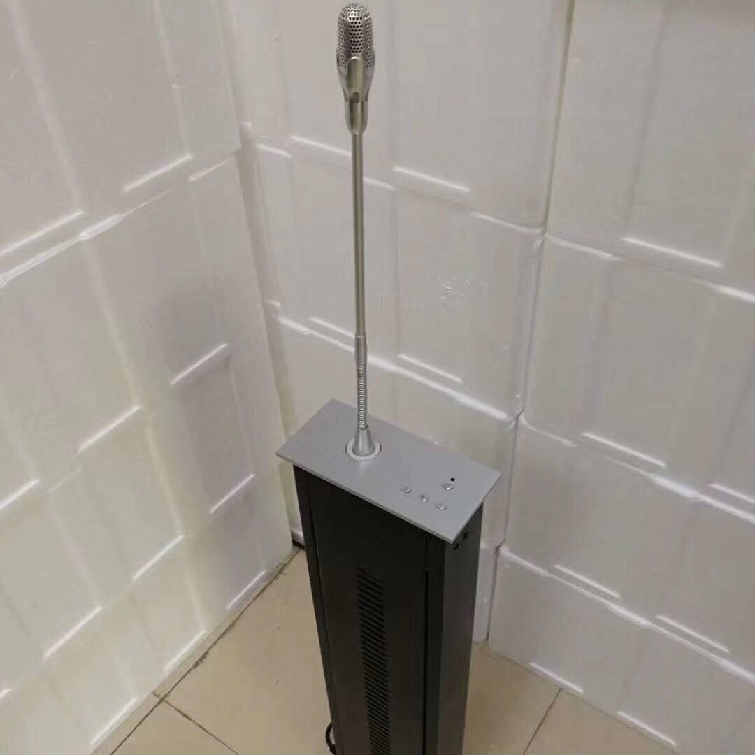 昕意会议升降话筒电动鹅颈式升降麦克风隐藏麦克风话筒一体机