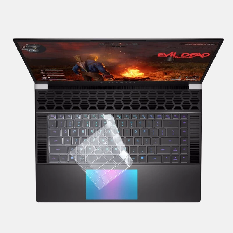 Keyboard TPU film & screen protectors (Alienware X14/X16/m18), high‑transparent TPU, anti‑blue/tempered options